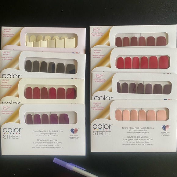 Color Street Makeup Color Street Bundle 8 Solids Poshmark